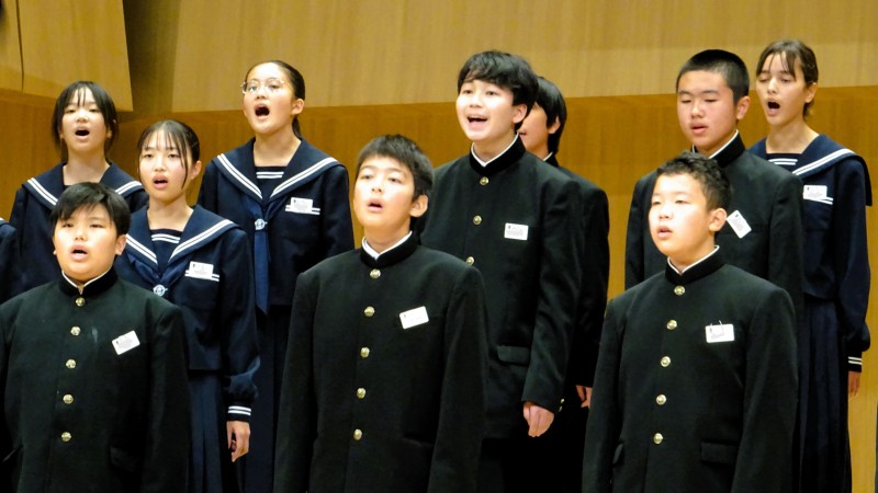 南風祭合唱の部1年生3