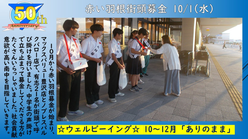 1001　街頭募金ボランティア