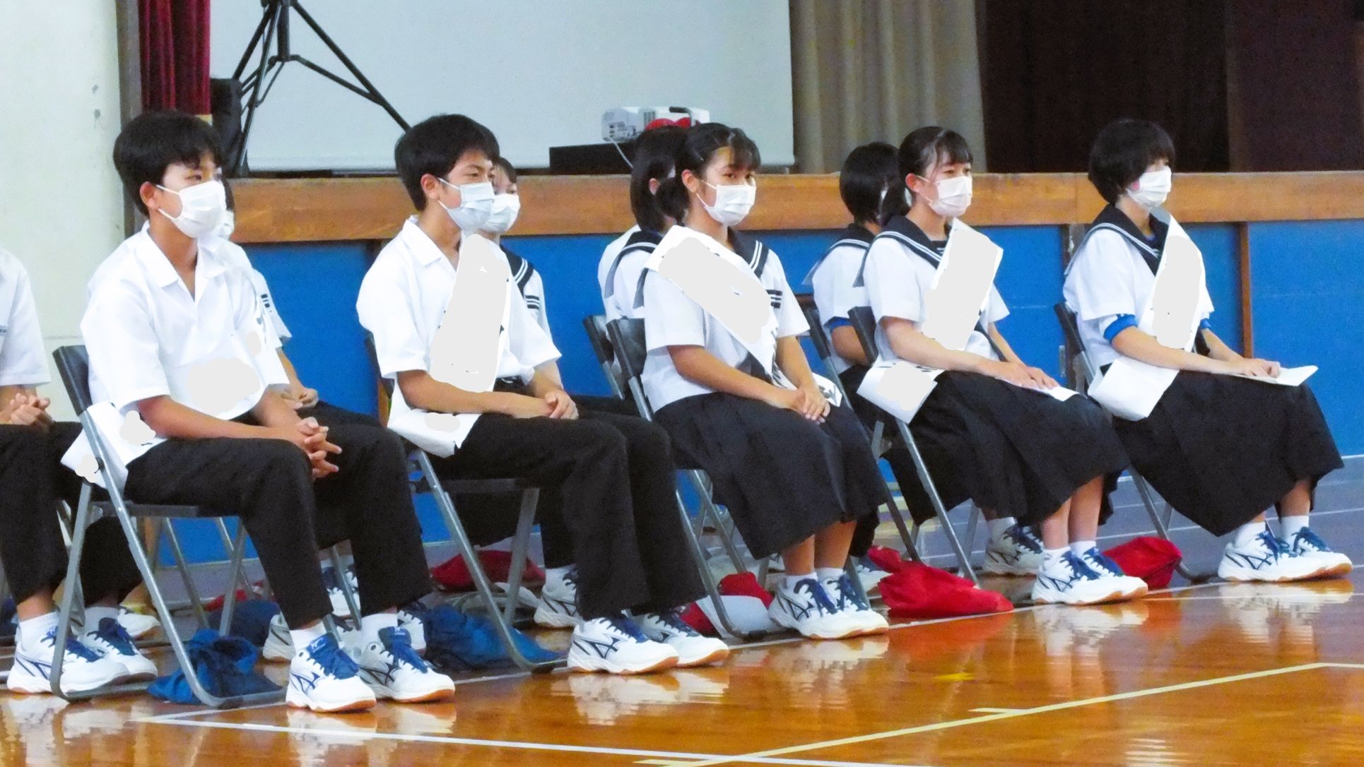 040708 立会演説 生徒会長選挙